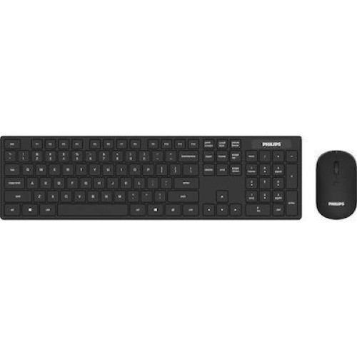 ΠΛΗΚΤΡΟΛΟΓΙΟ + MOUSE ΑΣΥΡΜΑΤΟ PHILIPS SPT6103B/15 BLACK